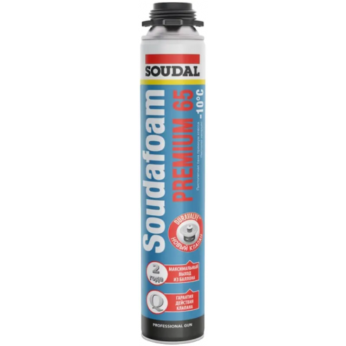 Монтажная пена Soudal Soudafoam Premium 65 820 мл зимняя