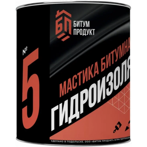 Мастика битумная гидроизоляционная Битум Продукт №5 2 кг