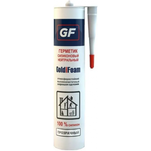 Герметик силиконовый нейтральный Goldifoam 260 мл