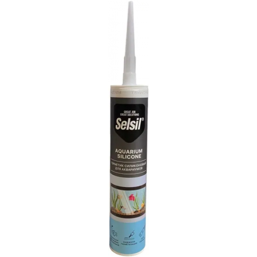 Герметик силиконовый для аквариумов Selsil Aquarium Silicone 280 мл