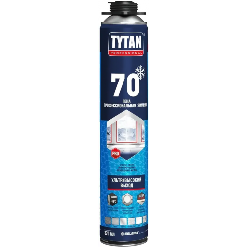 Пена монтажная для пистолета Титан Professional 70 870 мл зимняя