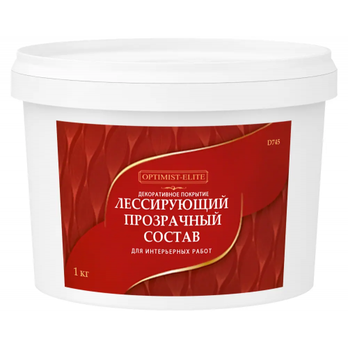 Лессирующий прозрачный состав Оптимист Элит D 746 1 кг