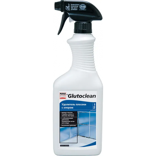 Удалитель плесени с хлором Пуфас Glutoclean Schimmel Entferner Chlorhaltig 750 мл