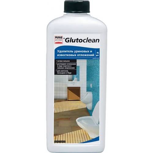 Удалитель уриновых и известковых отложений Пуфас Glutoclean Urin und Kalkstein Entferner 1 л
