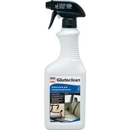 Очиститель для натуральной кожи Пуфас Glutoclean Echtleder Reiniger 750 мл