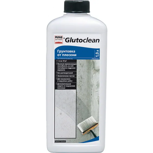 Грунтовка от плесени Пуфас Glutoclean Anti Schimmel Grundierung 1 л