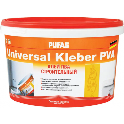 Клей строительный Пуфас ПВА Universal Kleber PVA 10 кг