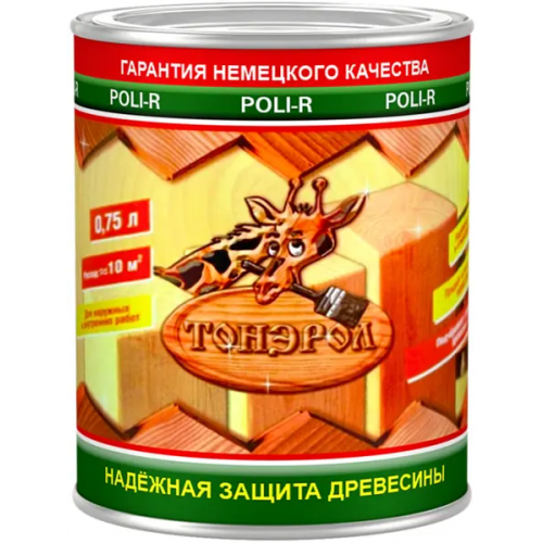 Пропитка для дерева Поли-Р Тонэрол 7.5 л сосна