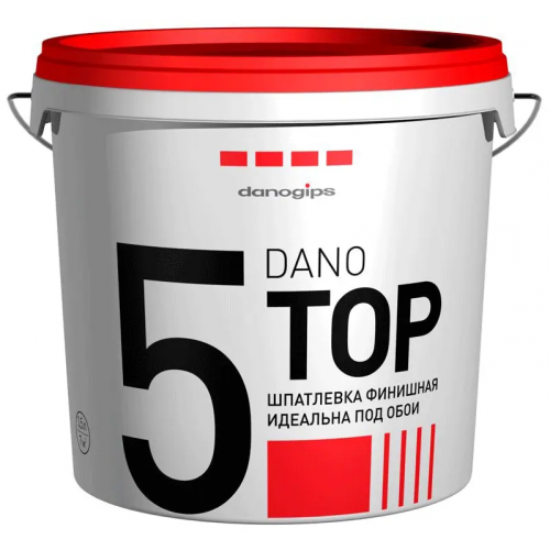 Шпатлевка финишная идеальна под обои Danogips Dano Top 5 16 кг