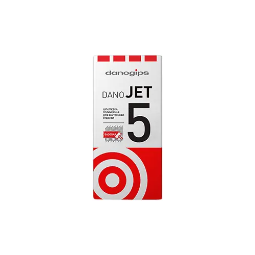 Шпатлевка полимерная для внутренней отделки Danogips Dano Jet 5 25 кг