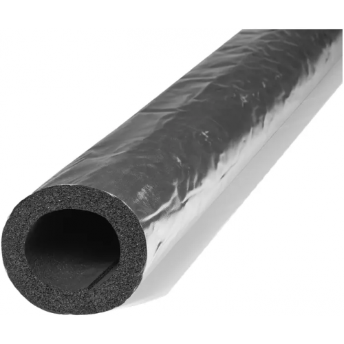 Теплоизоляция трубка K-Flex Solar HT d28/13 мм 1 м стеклоткань c фольгой IC Clad SR серебристая