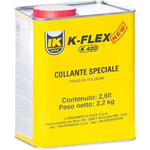 Контактный клей на основе полихлоропренового каучука K-Flex K 420 2.6 л