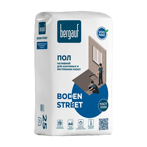 Ровнитель для устройства пола Bergauf Boden Street 25 кг