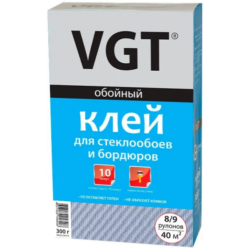 Клей обойный для стеклообоев и бордюров ВГТ 300 г