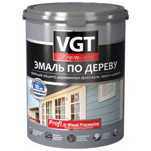 Эмаль по дереву и OSB ВГТ Premium ВД АК 1179 10 кг кофейная