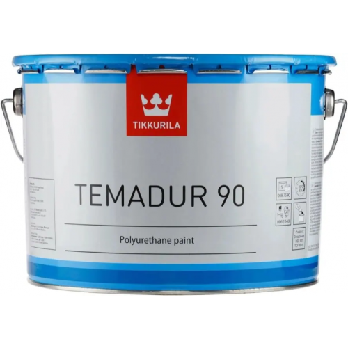 Двухкомпонентная высокоглянцевая полиуретановая краска Тиккурила Temadur 90 10 л база TAL