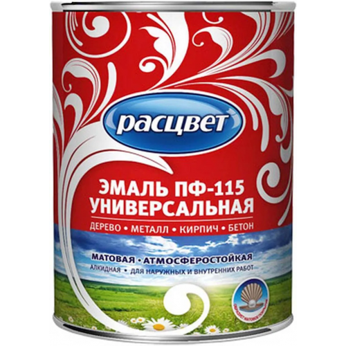 Эмаль универсальная атмосферостойкая алкидная Расцвет ПФ 115 900 г бирюзовая глянцевая