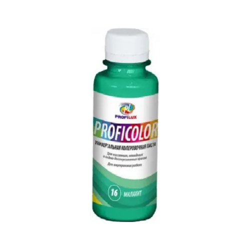 Универсальная колеровочная паста Профилюкс Proficolor 100 мл малахит