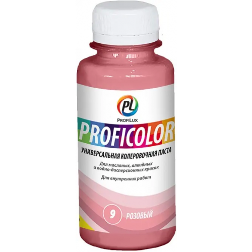 Универсальная колеровочная паста Профилюкс Proficolor 100 мл розовая