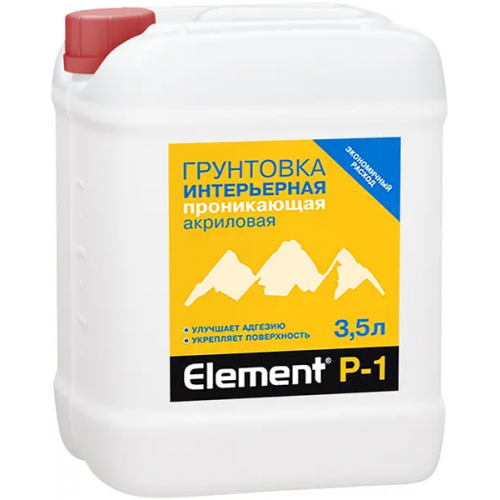 Грунтовка интерьерная проникающая акриловая Alpa Element P 1 3.5 л