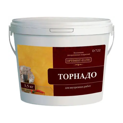 Декоративное покрытие Оптимист Элит D 722 Торнадо 3.5 кг