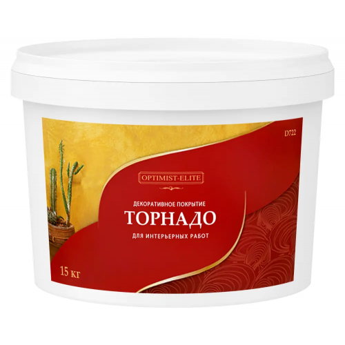 Декоративное покрытие Оптимист Элит D 722 Торнадо 15 кг
