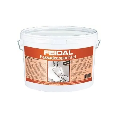 Универсальная фасадная акриловая шпатлевка Feidal Fassadenspachtel 4 кг