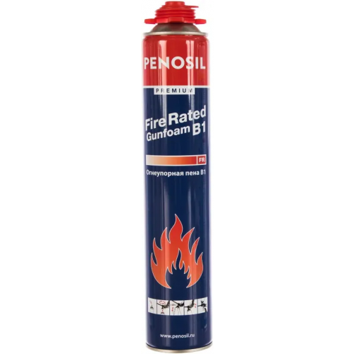 Огнеупорная монтажная профессиональная пена Penosil Premium Fire Rated Gunfoam B1 720 мл