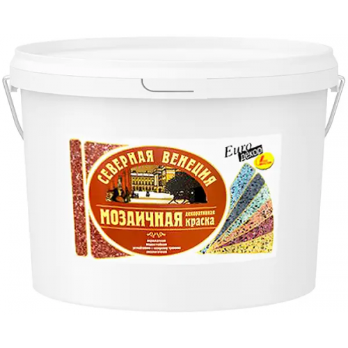 Мозаичная краска Новбытхим Северная Венеция 10 кг зеленая