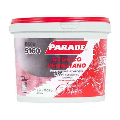 Венецианская штукатурка Parade S160 Stucco Veneziano 7 кг