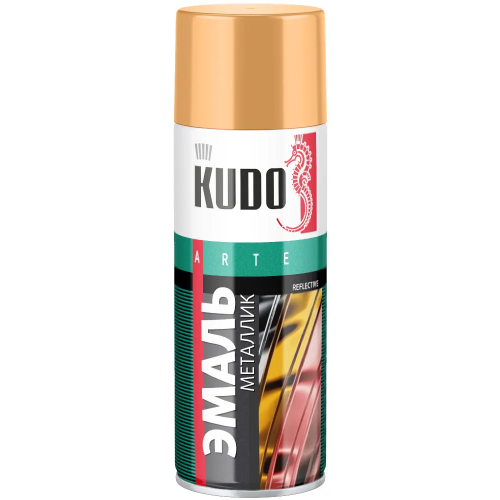 Эмаль металлик универсальная Kudo Arte Reflective Finish 520 мл бронза