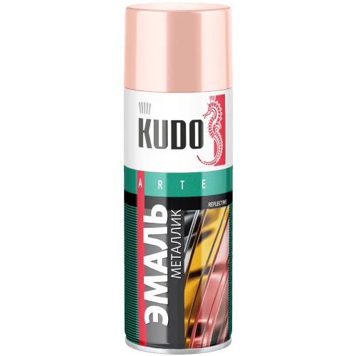 Эмаль металлик универсальная Kudo Arte Reflective Finish 520 мл медь