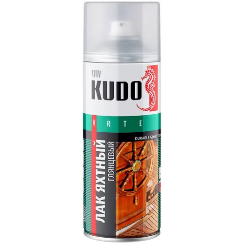 Лак яхтный глянцевый универсальный Kudo Arte Durable Gloss Coating 520 мл