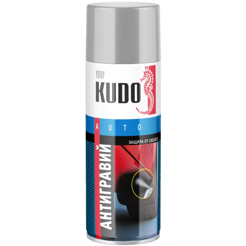 Антигравий защита от сколов Kudo Auto 520 мл серый