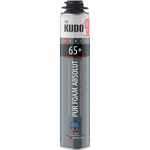 Профессиональная зимняя монтажная пена Kudo Proff Pur Foam Absolut 65+ Arktika 1 л