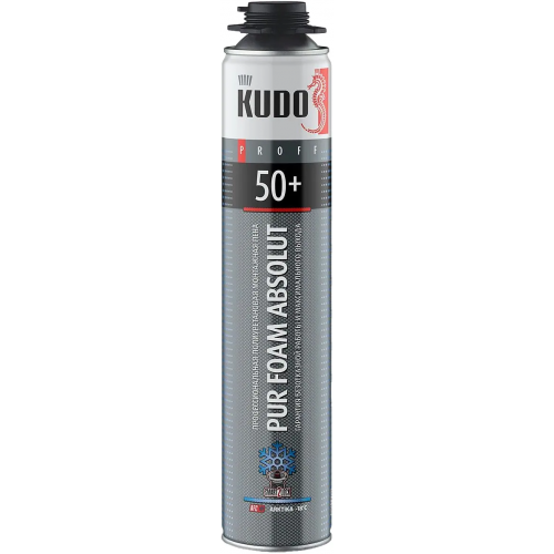 Профессиональная зимняя монтажная пена Kudo Proff Pur Foam Absolut 50+ Arktika 1 л