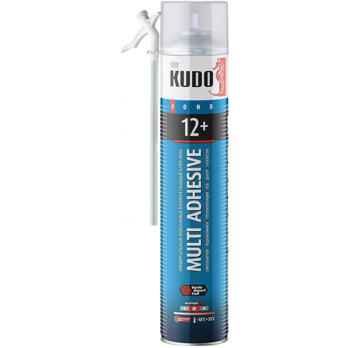 Монтажный полиуретановый клей пена Kudo Bond Multi Adhesive 12+ 1 л