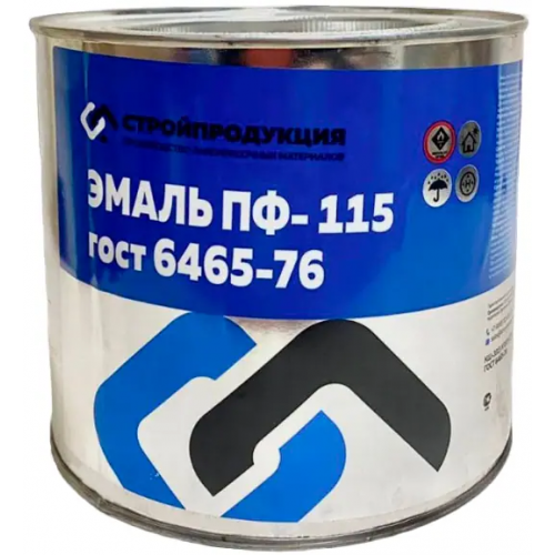 Эмаль Стройпродукция ПФ 115 2.5 кг белая матовая