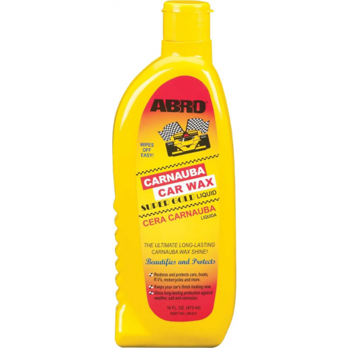 Автовоск жидкий с карнаубой Abro Carnauba Car Wax 473 мл
