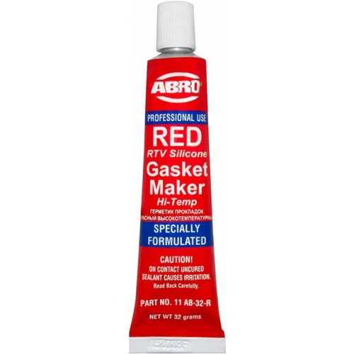 Герметик прокладок высокотемпературный Abro Masters Red RTV Silicone Gasket Maker 32 г