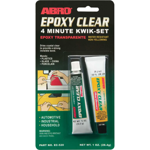 Эпоксидный клей Abro Epoxy Clear 4 Minute Kwik Set 28.4 г