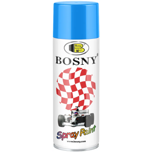 Акриловая спрей краска универсальная Bosny Spray Paint 520 мл светло голубая №5012 River Blue