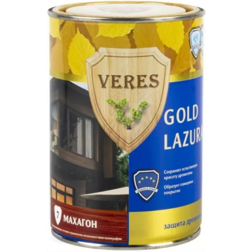 Защита древесины Veres Gold Lazura 900 мл №7