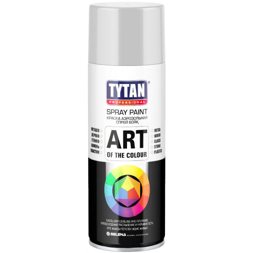 Краска аэрозольная Титан Professional Spray Paint Art of the Colour 400 мл белая RAL 9003М матовая