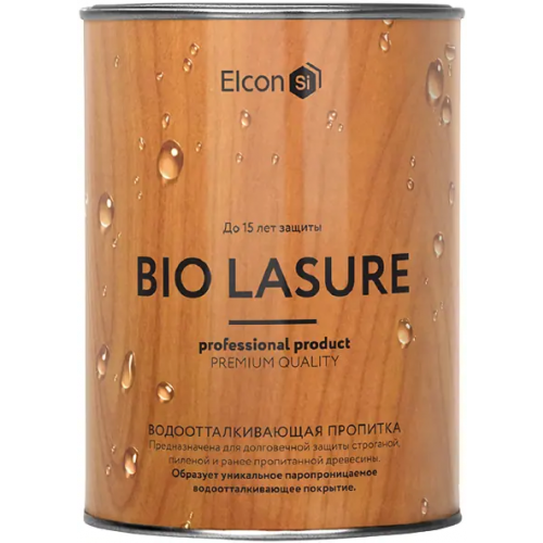 Водоотталкивающая лазурь Elcon Bio Lasure 900 мл осенний клен