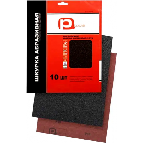 Шкурка водостойкая PQtools 280*230 мм Р40
