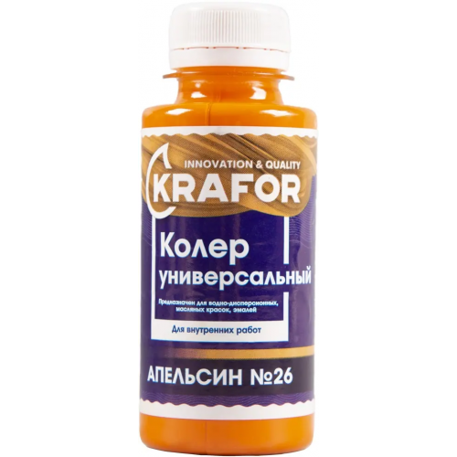 Колер универсальный Крафор 100 мл апельсин