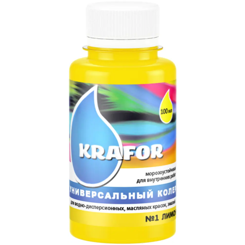 Колер универсальный Крафор 100 мл желтый