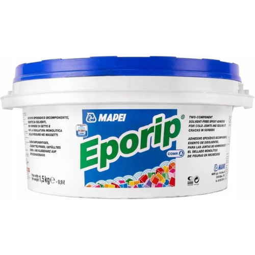 Двухкомпонентный эпоксидный клей Mapei Eporip 2 комп эпоксидный клей 1.5 кг