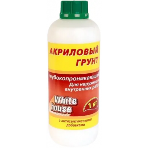 Акриловый грунт глубокопроникающий White House 1 кг